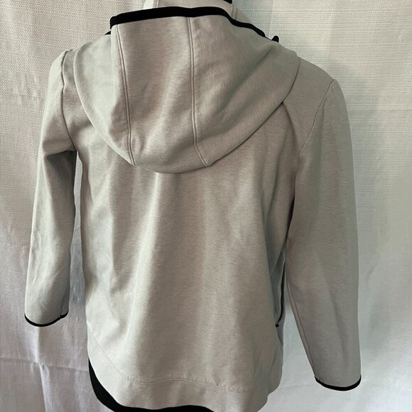 Old Navy Outerwear Silver Dynamic Fleece Zip hooded Jacket Y Large 10/12 - 0402 - Picture 5 of 6